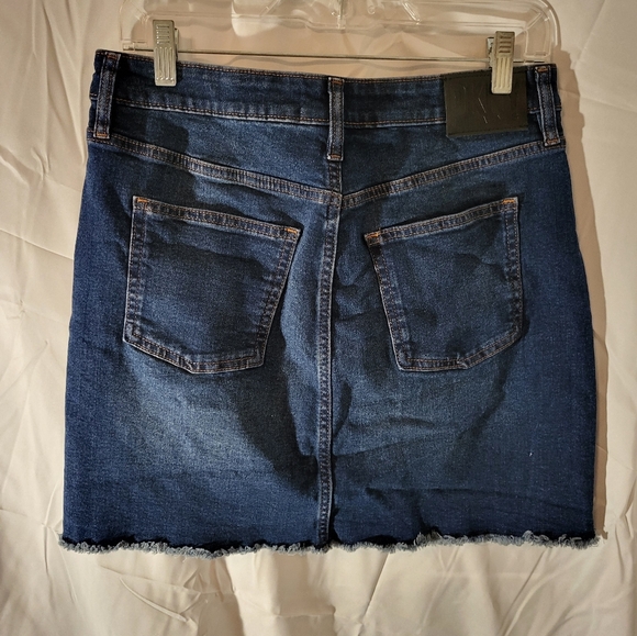 NWOT Donna Karen New York denim mini skirt - Picture 2 of 10